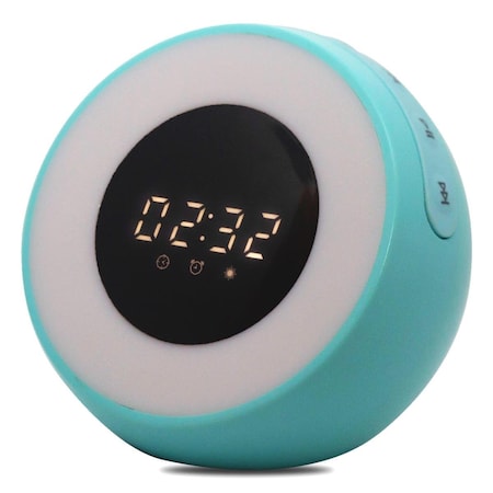 Analogcosa Analoga Alarm Clock with Built-in Air Purifier, Sound Machine, Wireless Bluetooth Speaker, and LED Lamp AN3278710